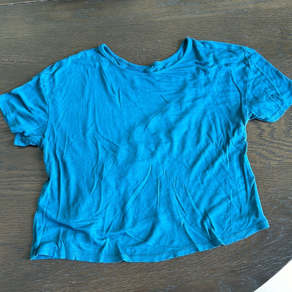 Alo size small crop top lace back
